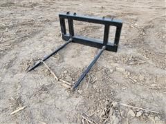 Bale Spear Skid Steer Attachment 