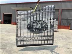 2023 Greatbear 14' Bi-Parting Wrought Iron Gate 