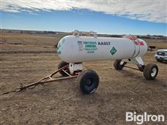 1000-Gallon Anhydrous Ammonia Tank Trailer 