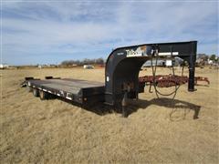 2001 Talbert AC12 Carry All 26' T/A Flatbed Trailer 