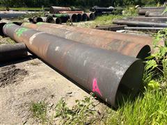 24” Diameter X 58 Lineal Feet Of Ductile Iron Pipe 