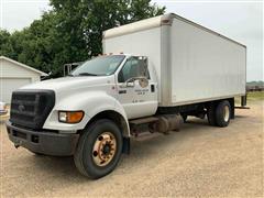 2005 Ford F750 S/A Box Truck 