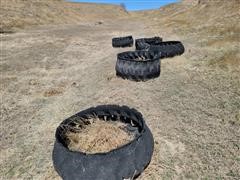 Turned Tire Feed Bunks 