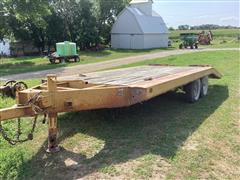 1979 DitchWitch 16' T/A Flatbed Trailer 