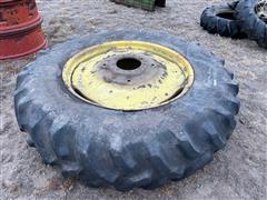 Goodyear 18.4-38 Tire On John Deere Rim 