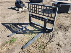 Pallet Fork Skid Steer Attachment 