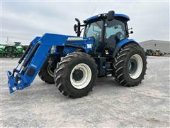 2013 New Holland T6.165 MFWD Tractor W/Loader 