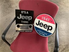 Jeep Metal Signs 