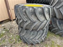 Goodyear LSW850/55R30 Front Tires & Rims (BID PER UNIT) 