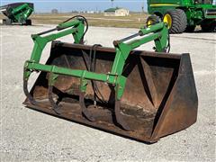 Loader Bucket With Grapple 