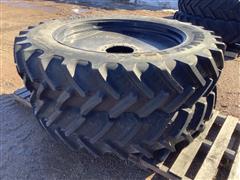 BKT 380/90R-46 Tires/Rims 