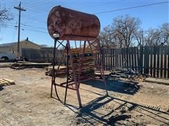 Fuel Barrel On Stand 