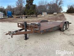 1995 PJ 7x18 T/A Flatbed Trailer 