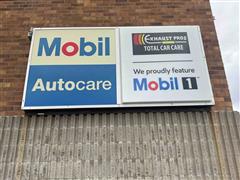 Mobil Oil Auto Care Signage 