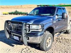 2005 Ford F250 Super Duty 4x4 Extended Cab Flatbed Pickup 