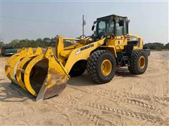 2008 Komatsu WA320-5L Wheel Loader W/Grapple 