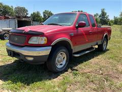 2001 Ford F150 Lariat 4x4 Extended Cab Pickup 