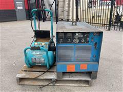 Miller Dimension 400 Arc Welder & Makita 3HP Air Compressor 