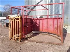 Ranchers Livestock Equipment Calving Pen W/Automatic Head Gate 