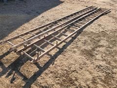 Wood 40' Extension Ladder 