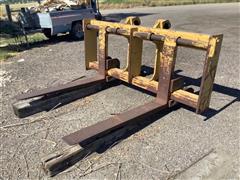 Caterpillar Heavy Duty Quick Attach Pallet Forks 