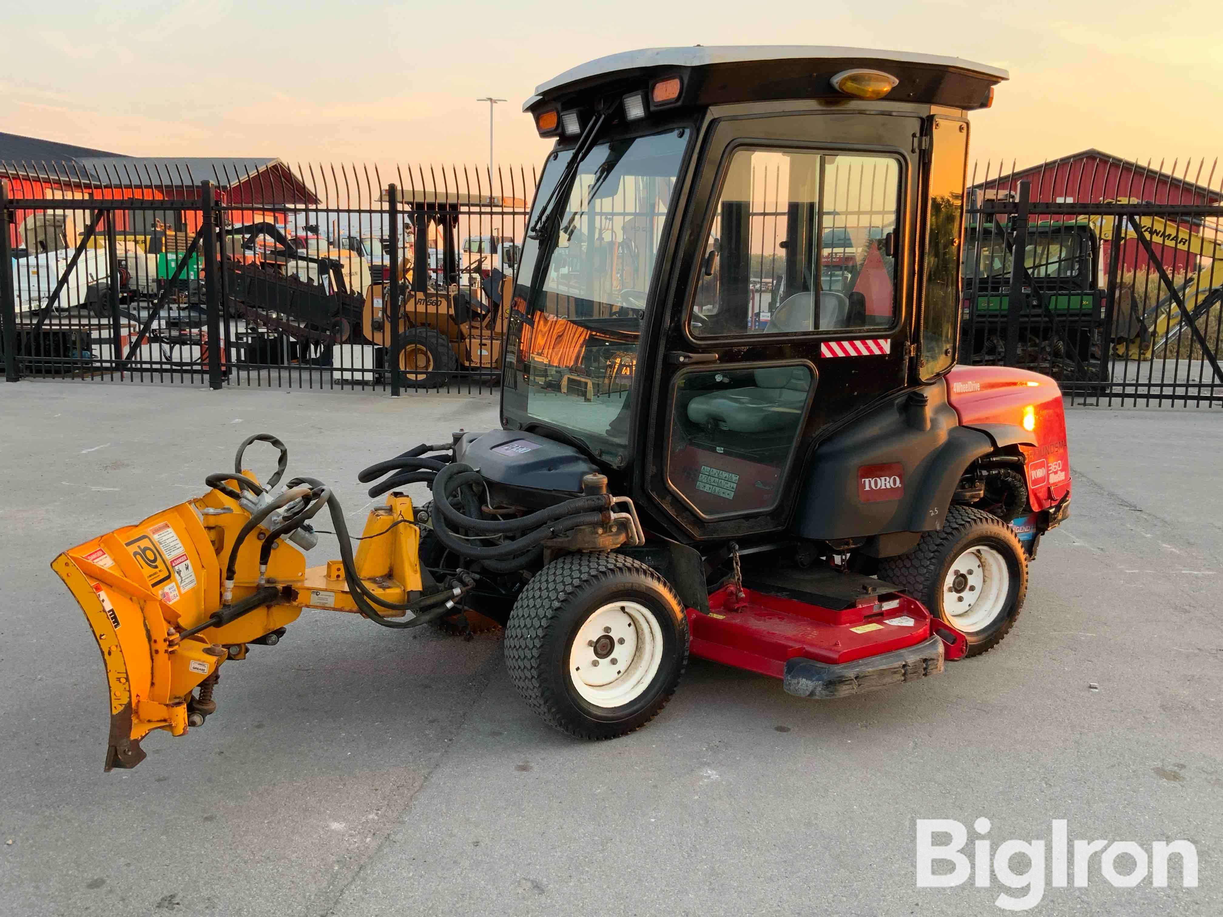 Toro Groundmaster 360 Multipurpose Machine w/ Front Blade & Mower 