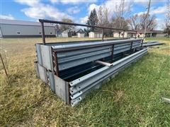 26' Bottomless Fence-line Feed Bunks 