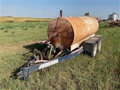 Shop Built 1000 Gal Fuel Trailer & Pump 