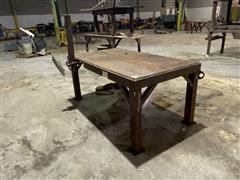 Steel Shop Table 