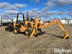 2011 Astec RT660II Trencher, Backhoe & Backfill Blade 