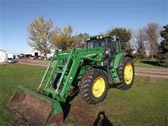 2008 John Deere 7330 Premium MFWD Tractor W/Loader 