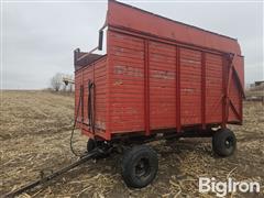 Wooden Silage Dump Wagon 