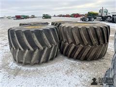 Firestone IF1250/50R32 & 1250/45-32 Tires On 10-Bolt Rim (BID PER UNIT) 