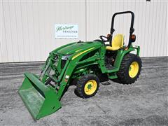 2015 John Deere 3033R MFWD Compact Utility Tractor W/Loader 