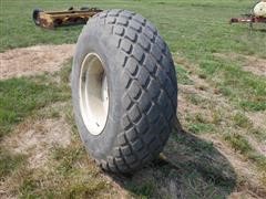 Goodyear All Weather 18.4x26 Turf Tire On 10 Bolt Wheel 