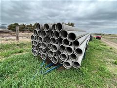 Kroy 10" Aluminum Irrigation Gated Pipe 