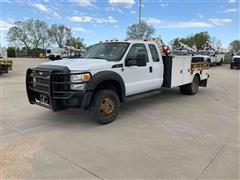 2014 Ford F450 Super Duty 4x4 Extended Cab Utility Truck 