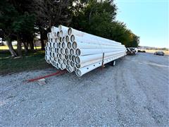 Plastic Irrigation Gated Pipe & Trailer 