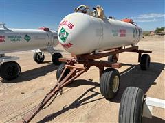 1,000-Gallon NH3 Tank On Running Gear 