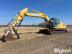 2004 John Deere 230C LC Excavator W/Hyd Thumb 