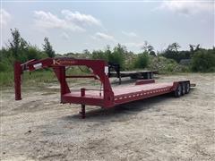 2016 Kaufman Tri/A Gooseneck Flatbed Trailer 