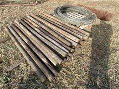 Fencing Posts & Barbed Wire 