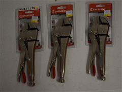 Crescent Straight Jaw Locking Pliers 