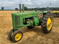 1946 John Deere A 2WD Row Crop Tractor 