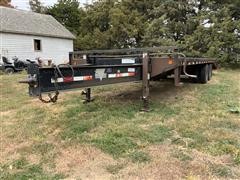 2006 PJ 21'8" w/ 6' Dove Tail T/A Flatbed Trailer 