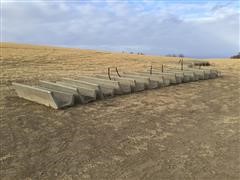 Concrete Fence Line Feed Bunks 