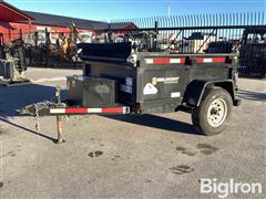 2020 Belmont DT506 5' X 6' Electric/Hydraulic S/A Mini Dump Trailer 