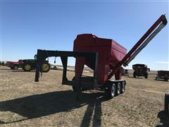 Patriot 330 Seed Tender Mounted On Tri/A Flatbed Trailer 
