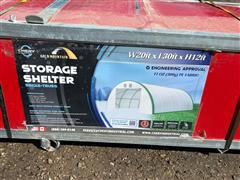 2024 Gold Mountain S203012R Storage Shelter 