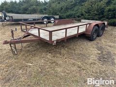 16' T/A Utility Trailer W/rail 